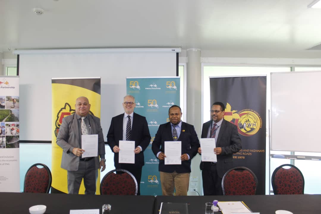 Department of Works & Highways with Department of Transport signed a Partnership Plans Letter of Agreement to initiate the Australian Transport Sector Support Program Phase III Cover Image